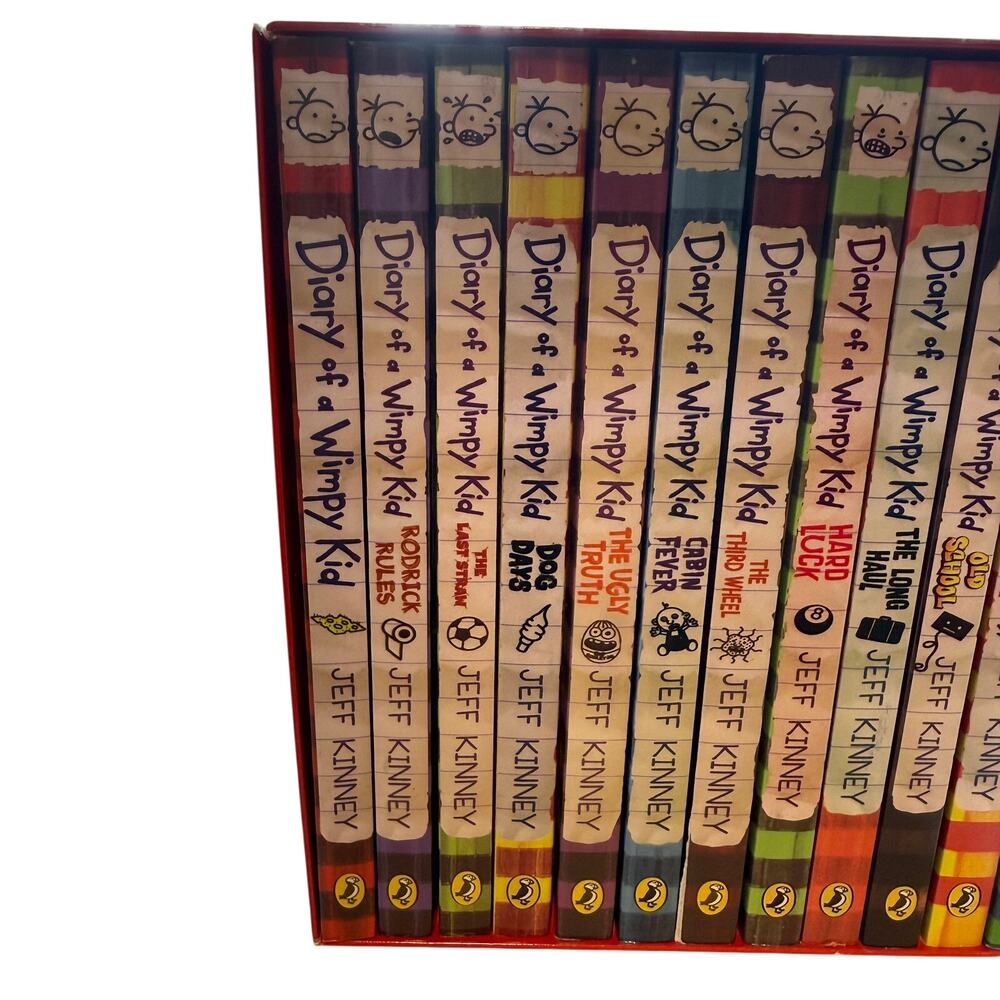 Diary Of A Wimpy Kid Box Of Books Box Set Paperback Books 1-12 Jeff Kinney New - Picture 3 of 7